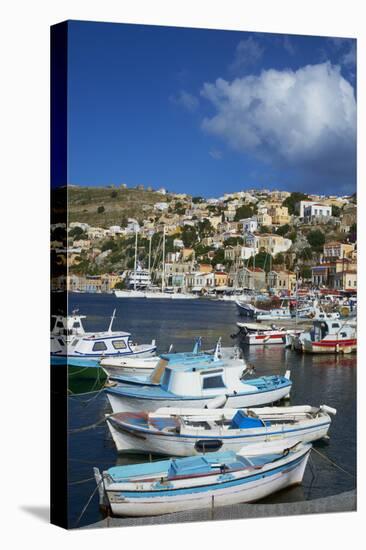 Gialos Harbour, Symi Island, Dodecanese, Greek Islands, Greece, Europe-Tuul-Stretched Canvas