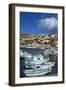 Gialos Harbour, Symi Island, Dodecanese, Greek Islands, Greece, Europe-Tuul-Framed Premium Photographic Print