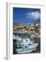 Gialos Harbour, Symi Island, Dodecanese, Greek Islands, Greece, Europe-Tuul-Framed Photographic Print