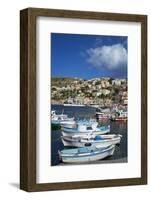 Gialos Harbour, Symi Island, Dodecanese, Greek Islands, Greece, Europe-Tuul-Framed Photographic Print