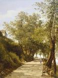 The Walk Up to Ariccia, Detail, 1839-Giambattista Bassi-Laminated Giclee Print