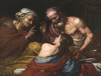 Joseph Interprete Le Reve Du Boulanger Et De L'echanson - Joseph Interpreting the Dreams of the Bak-Giambattista Langetti-Giclee Print