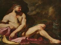 Samson Victorious (Oil on Canvas)-Giambattista Langetti-Stretched Canvas