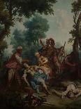 Transportation of the Tancred's Body to the Christian Camp-Giambattista Marcola-Framed Giclee Print