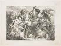 Abraham Sacrificing Isaac-Giambattista Mengardi-Framed Stretched Canvas