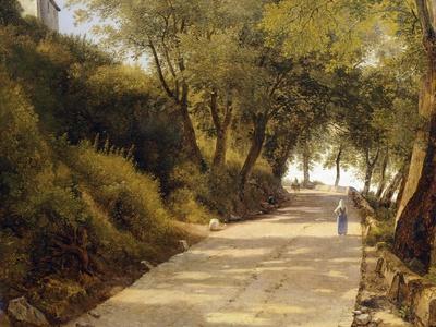 The Walk Up to Ariccia, Detail, 1839