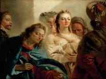 The Visit at the Death. from the Series ''Capriccios', Mid of the 18th C-Giambattista Tiepolo-Giclee Print