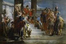 The Visit at the Death. from the Series ''Capriccios', Mid of the 18th C-Giambattista Tiepolo-Giclee Print