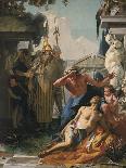 Christ and the Woman Taken in Adultery-Giambattista Tiepolo-Giclee Print