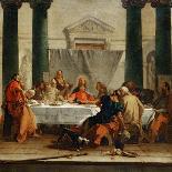 The Visit at the Death. from the Series ''Capriccios', Mid of the 18th C-Giambattista Tiepolo-Giclee Print