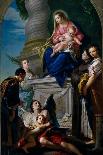 La fuite en Egypte ; Joseph prend l'enfant des bras de la Vierge-Giambettino Cignaroli-Framed Giclee Print