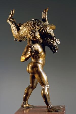 Hercules with Erymanthus Boar