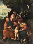 The Virgin and Child with Ss. Peter and Paul-Gian Giacomo Caprotti-Stretched Canvas