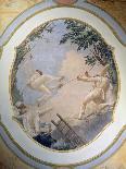 Pulcinella on a Swing, 1797-Giandomenico Tiepolo-Giclee Print