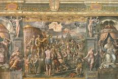 The Battle of the Milvian Bridge, 1517-1524-Gianfrancesco Penni-Laminated Giclee Print