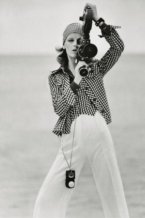 Vogue - April 1972 - Woman with a Film Camera