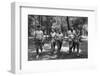 Gianni Rivera, Roberto Rosato, Giovanni Lodetti, Giorgio Puia and Gigi Riva Walking in Chapultepec-Sergio del Grande-Framed Photographic Print