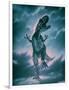 Giant Allosaurus Dinosaur-Joe Tucciarone-Framed Photographic Print