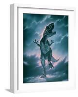 Giant Allosaurus Dinosaur-Joe Tucciarone-Framed Photographic Print