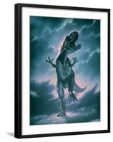 Giant Allosaurus Dinosaur-Joe Tucciarone-Framed Photographic Print