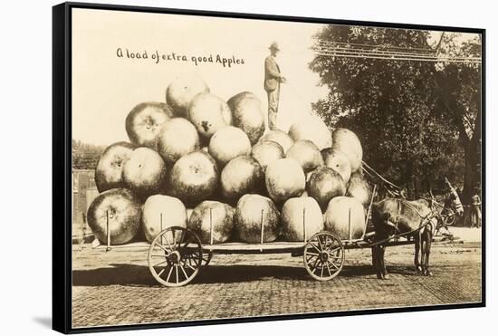 Giant Apples in Mule Cart-null-Framed Stretched Canvas
