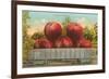 Giant Apples in Rail Car-null-Framed Art Print