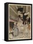 Giant at Home-Arthur Rackham-Framed Stretched Canvas