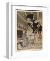 Giant at Home-Arthur Rackham-Framed Art Print