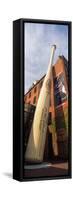 Giant Baseball Bat Adorns Outside of the Louisville Slugger Museum and Factory, Louisville-null-Framed Stretched Canvas