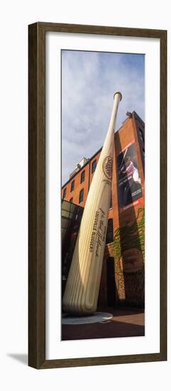 Giant Baseball Bat Adorns Outside of the Louisville Slugger Museum and Factory, Louisville-null-Framed Photographic Print