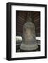 Giant bell at Bai Dinh Buddhist Temple Complex, Vietnam-David Wall-Framed Photographic Print