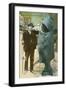 Giant Black Bass, Catalina Island-null-Framed Art Print