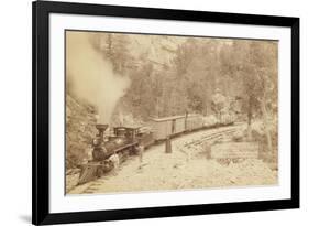 Giant Bluff. Elk Canyon on Black Hills and Ft. P. R.R.-John C.H. Grabill-Framed Art Print