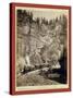 Giant Bluff. Elk Canyon on Black Hills and Ft. P. R.R-John C. H. Grabill-Stretched Canvas