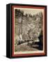 Giant Bluff. Elk Canyon on Black Hills and Ft. P. R.R-John C. H. Grabill-Framed Stretched Canvas