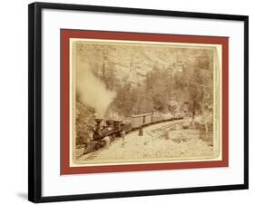 Giant Bluff. Elk Canyon on Black Hills and Ft. P. R.R-John C. H. Grabill-Framed Giclee Print