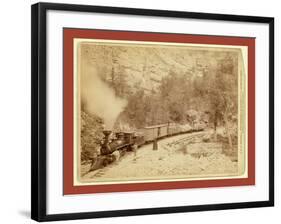 Giant Bluff. Elk Canyon on Black Hills and Ft. P. R.R-John C. H. Grabill-Framed Giclee Print