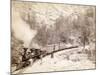 'Giant Bluff' Elk Canyon on Black Hills and Ft. P. Railroad, 1890-null-Mounted Photo
