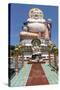 Giant Buddha Image at Wat Plai Laem on the North East Coast of Koh Samui-Lee Frost-Stretched Canvas