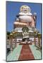 Giant Buddha Image at Wat Plai Laem on the North East Coast of Koh Samui-Lee Frost-Mounted Photographic Print