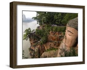 Giant Buddha, UNESCO World Heritage Site, Leshan, Sichuan, China-Porteous Rod-Framed Photographic Print