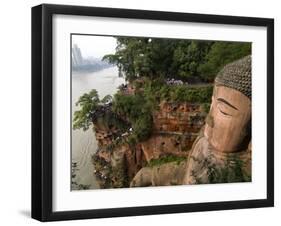 Giant Buddha, UNESCO World Heritage Site, Leshan, Sichuan, China-Porteous Rod-Framed Photographic Print