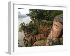 Giant Buddha, UNESCO World Heritage Site, Leshan, Sichuan, China-Porteous Rod-Framed Photographic Print