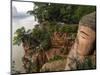 Giant Buddha, UNESCO World Heritage Site, Leshan, Sichuan, China-Porteous Rod-Mounted Photographic Print