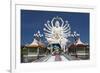 Giant Buddhist Statue at Wat Plai Laem, Koh Samui, Thailand, Southeast Asia, Asia-Lee Frost-Framed Photographic Print