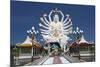 Giant Buddhist Statue at Wat Plai Laem, Koh Samui, Thailand, Southeast Asia, Asia-Lee Frost-Mounted Photographic Print