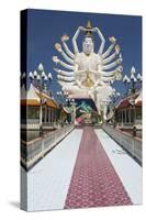 Giant Buddhist Statue at Wat Plai Laem, Koh Samui, Thailand, Southeast Asia, Asia-Lee Frost-Stretched Canvas