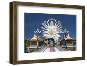 Giant Buddhist Statue at Wat Plai Laem, Koh Samui, Thailand, Southeast Asia, Asia-Lee Frost-Framed Photographic Print