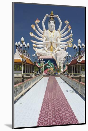 Giant Buddhist Statue at Wat Plai Laem, Koh Samui, Thailand, Southeast Asia, Asia-Lee Frost-Mounted Photographic Print