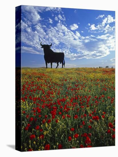 Giant Bull, Toros de Osborne, Andalucia, Spain-Gavin Hellier-Stretched Canvas